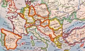 europa cartina